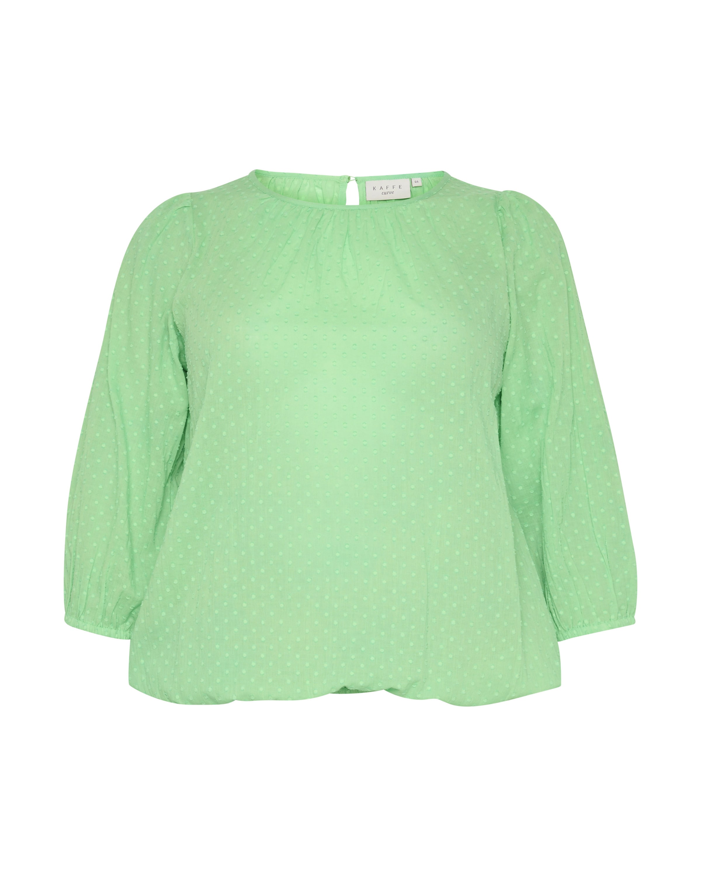 KAFFE CURVE Bluse 'Rory' in Grün: Vorderseite