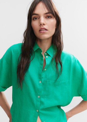 MANGO Blouse 'Pai' in Groen