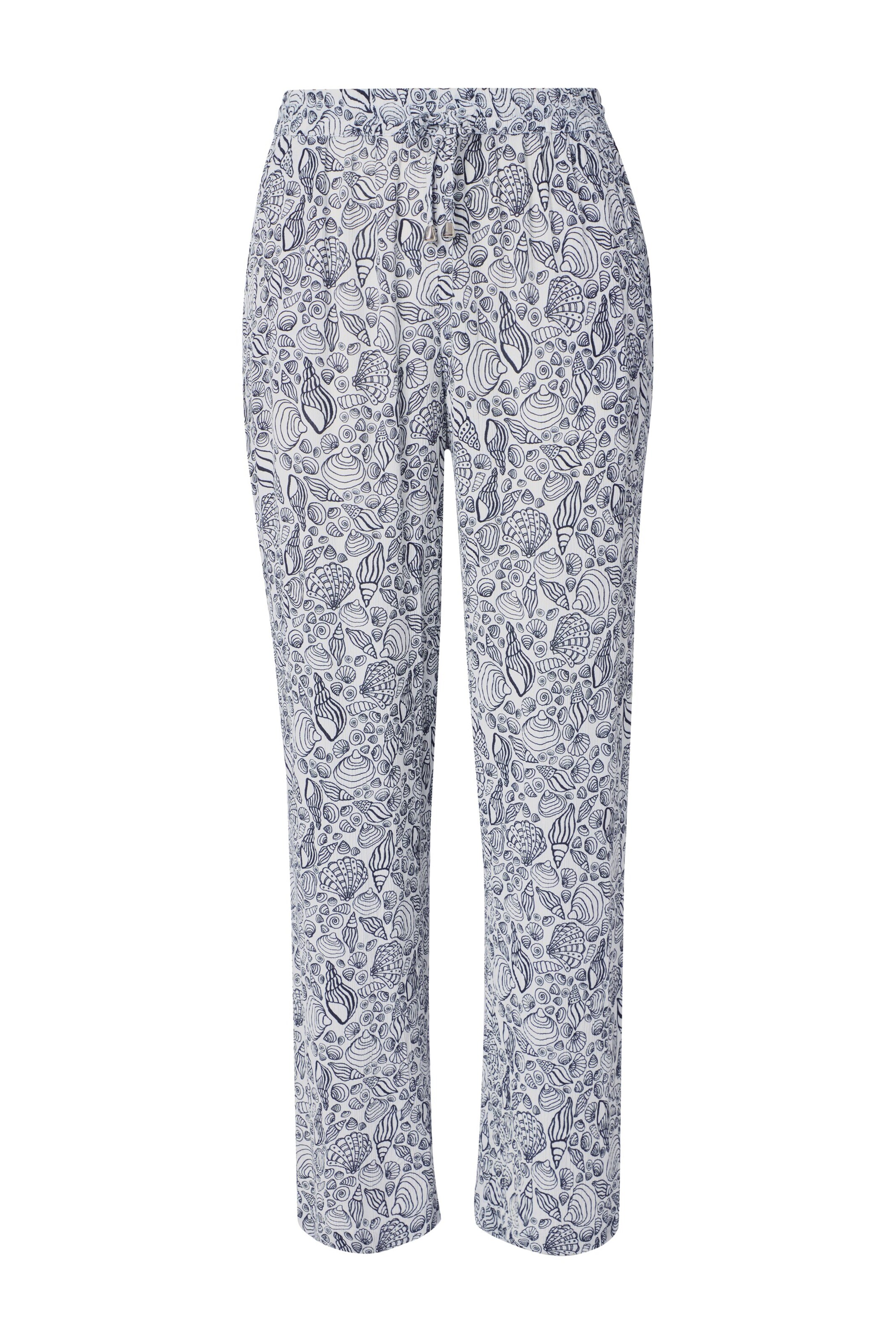 Ulla Popken Regular Hose in Schwarz: Vorderseite