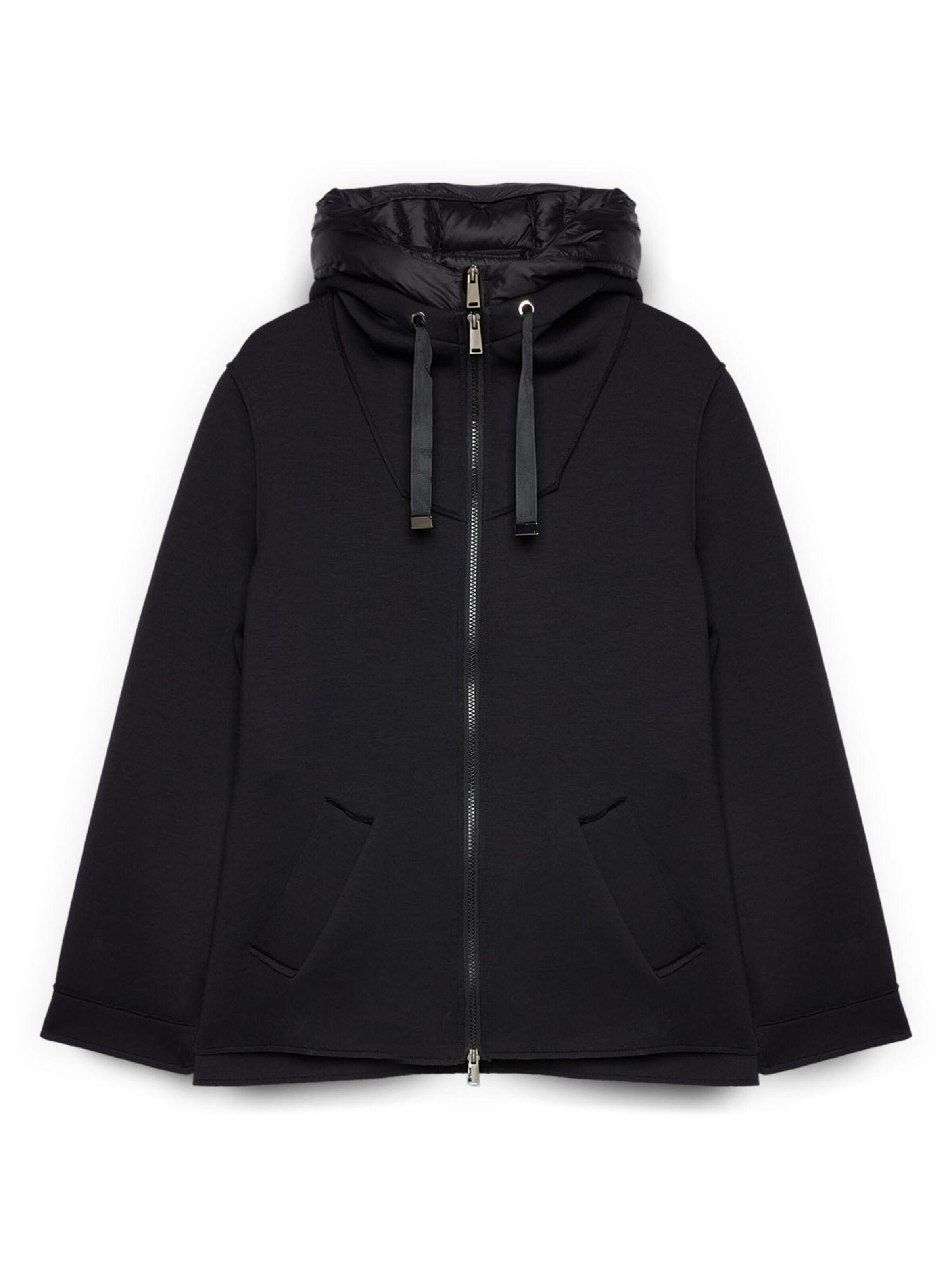 Fiorella Rubino - Abrigo de invierno en negro: frente