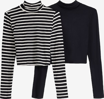 Bershka Shirt in Schwarz: predná strana