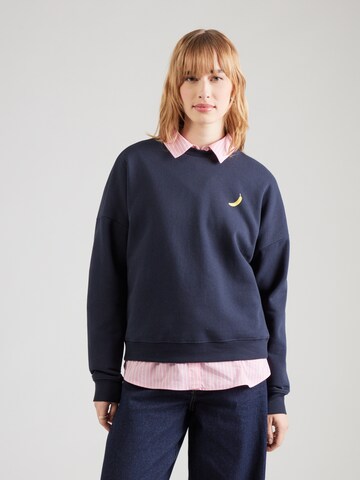 PIECES Sweatshirt 'PCFAST' in Blue