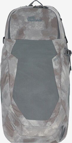 JACK WOLFSKIN Sports Backpack 'Crosstrail 22' in Grey: front