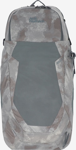 JACK WOLFSKIN Sports Backpack 'Crosstrail 22' in Grey: front