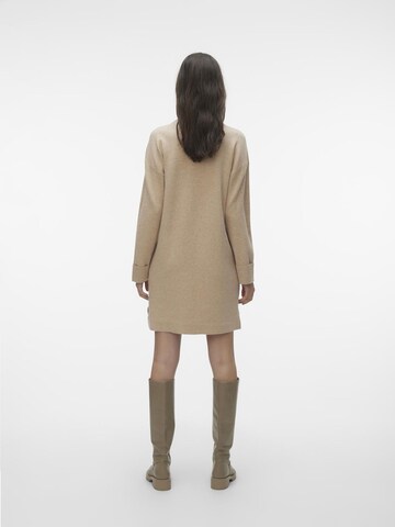 VERO MODA Knit dress 'Goldneedle' in Beige