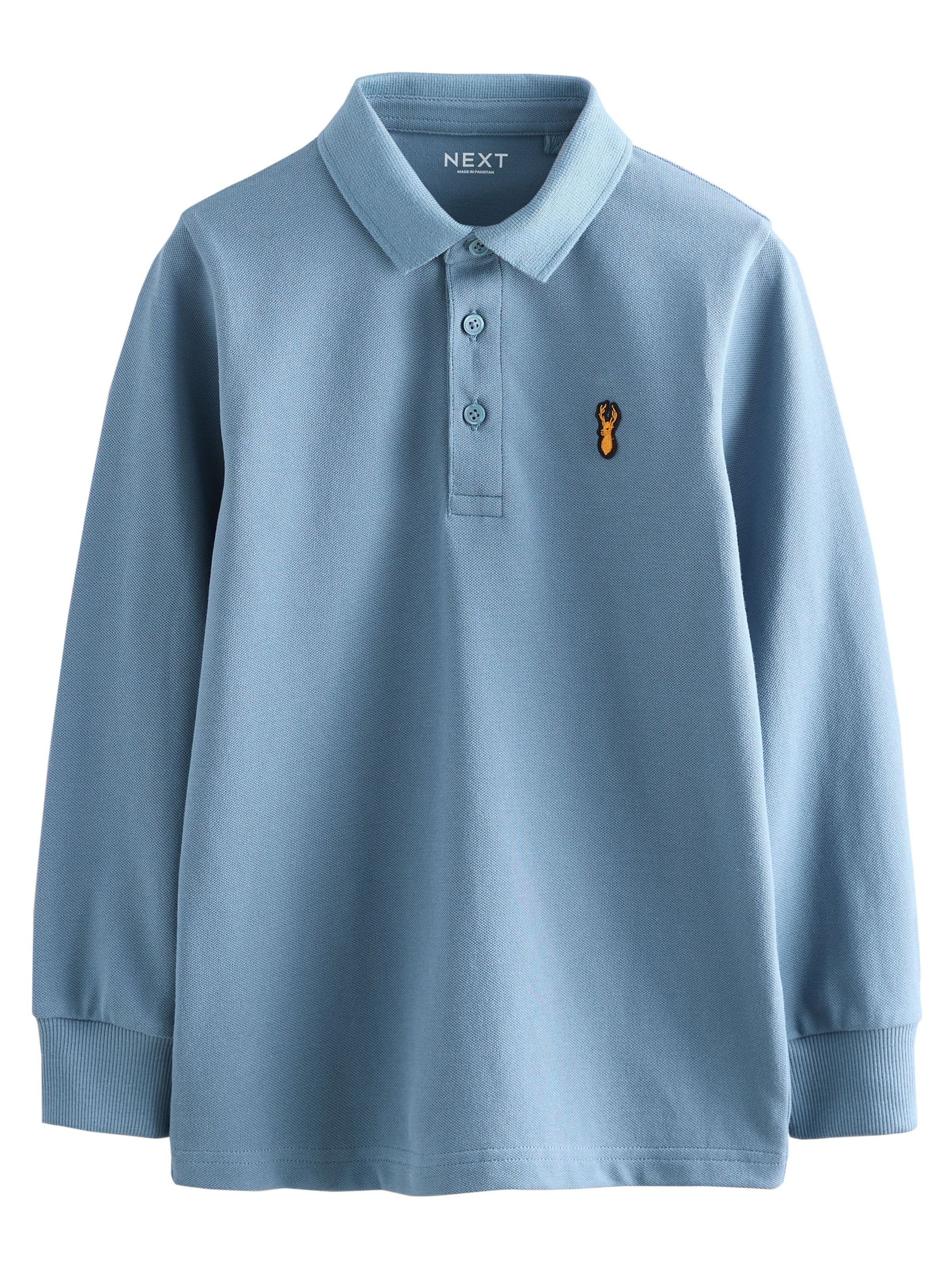 Next - Camiseta en azul: frente