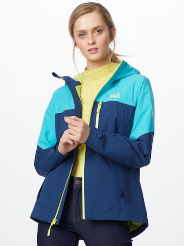 JACK WOLFSKIN Outdoorjacke 'Go Hike' in Blau: predná strana