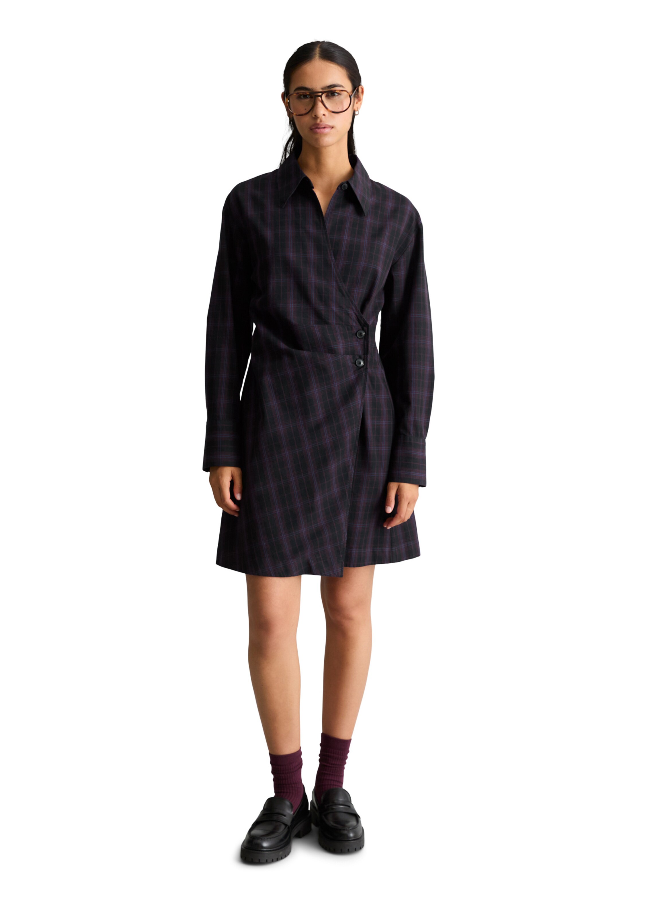 Marc O'Polo DENIM Kleid in Schwarz: Vorderseite
