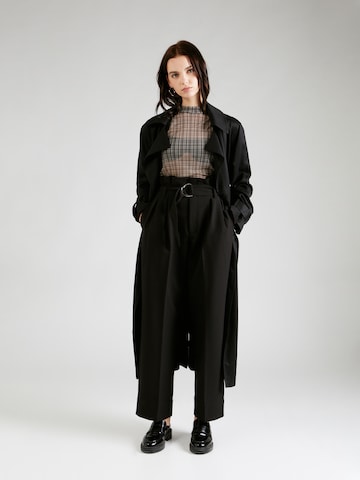 mbym Loose fit Pleat-front trousers 'Veata-M' in Black