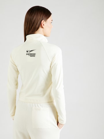 Veste de survêtement 'Swoosh' Nike Sportswear en blanc