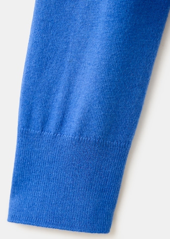 MANGO Sweater 'SANSEPOL' in Blue