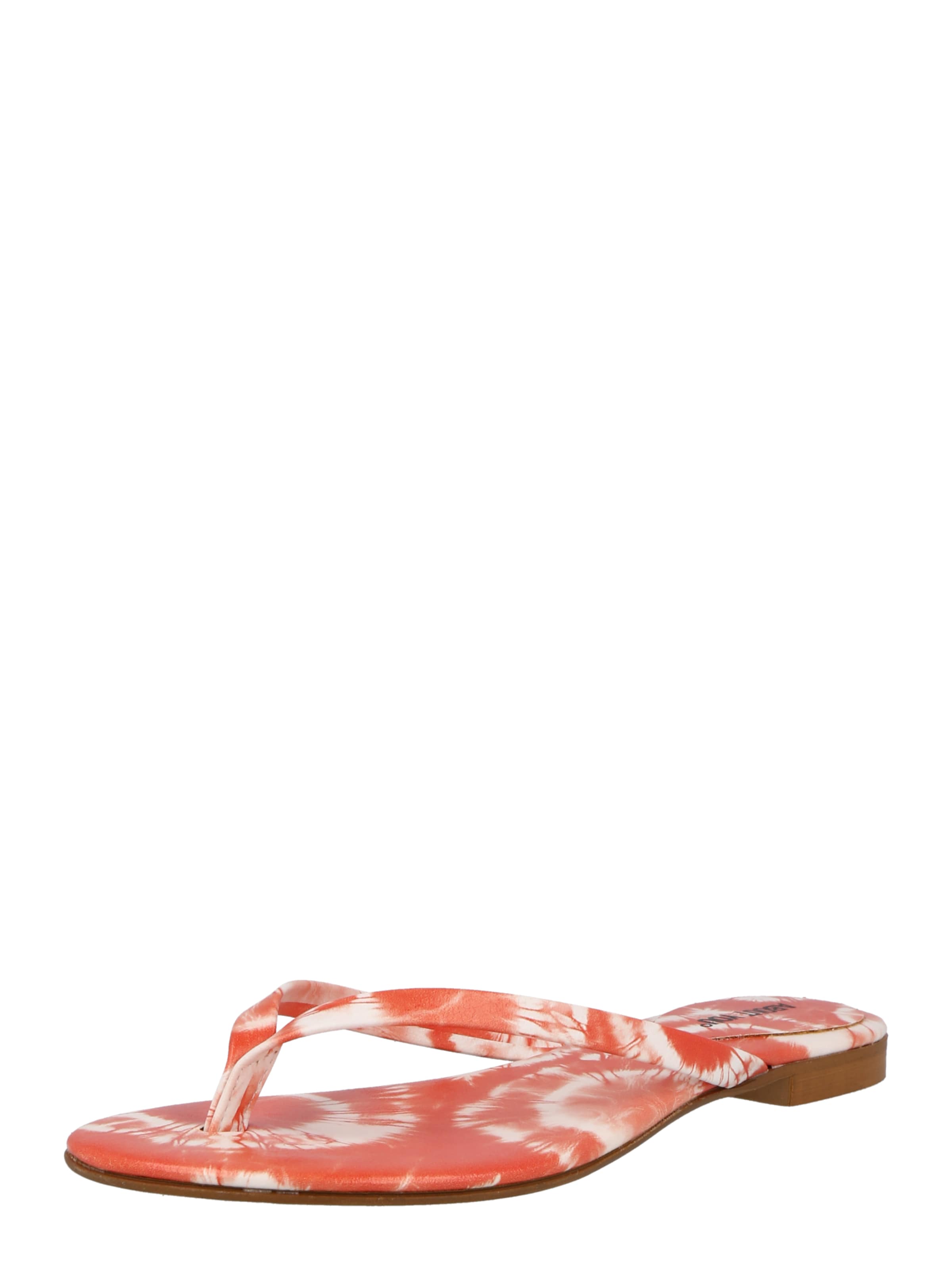 oranžs ABOUT YOU Iešļūcenes ar pirkstu atdalītāju 'Lucia': no priekšpuses