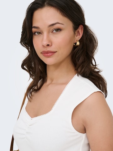 Top 'ONLFENJA' di ONLY in bianco