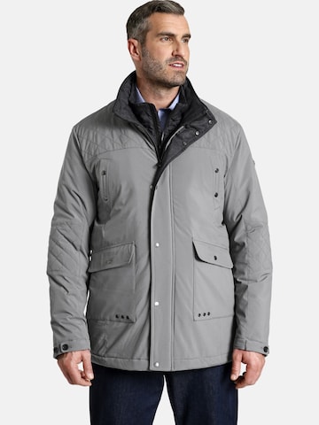 Charles Colby Winterparka ' Sir Atkins ' in Grijs: voorkant