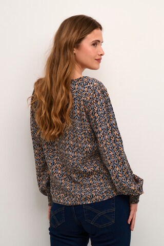 Cream Blouse 'Tiah' in Blauw