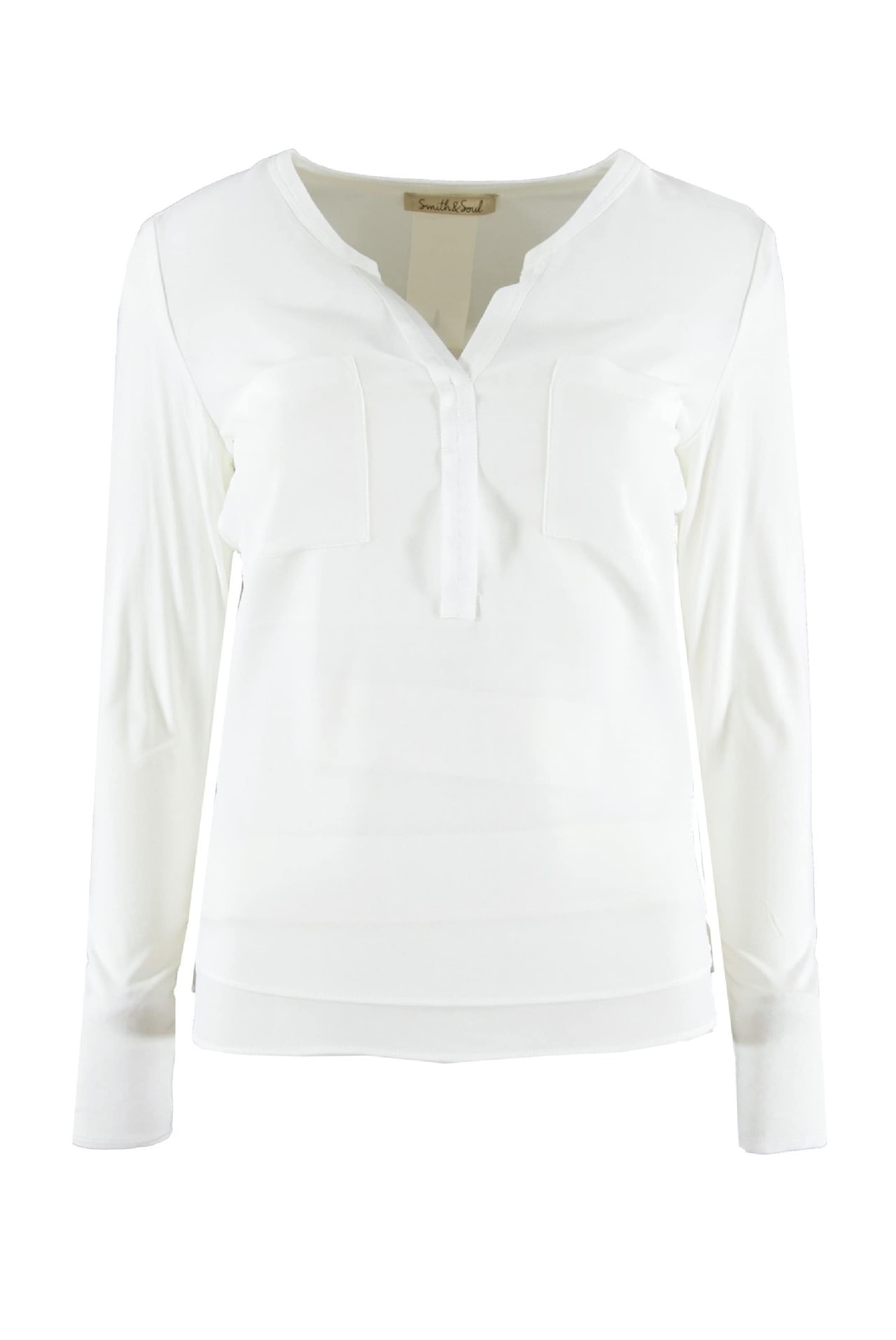 Smith&Soul Blouse in White: front