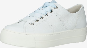 Baskets basses Paul Green en blanc : devant