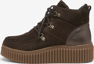 Bottines à lacets Marc O'Polo en marron : devant