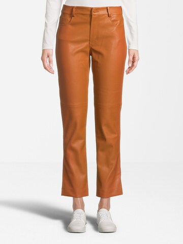 Orsay Slim fit Pants 'Straightpu' in Brown: front