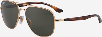 Ray-Ban Okulary przeciwsłoneczne '0RB3683' w kolorze zielony: przód