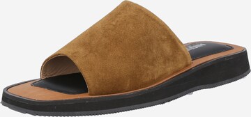 ANGULUS Mules in Brown: front