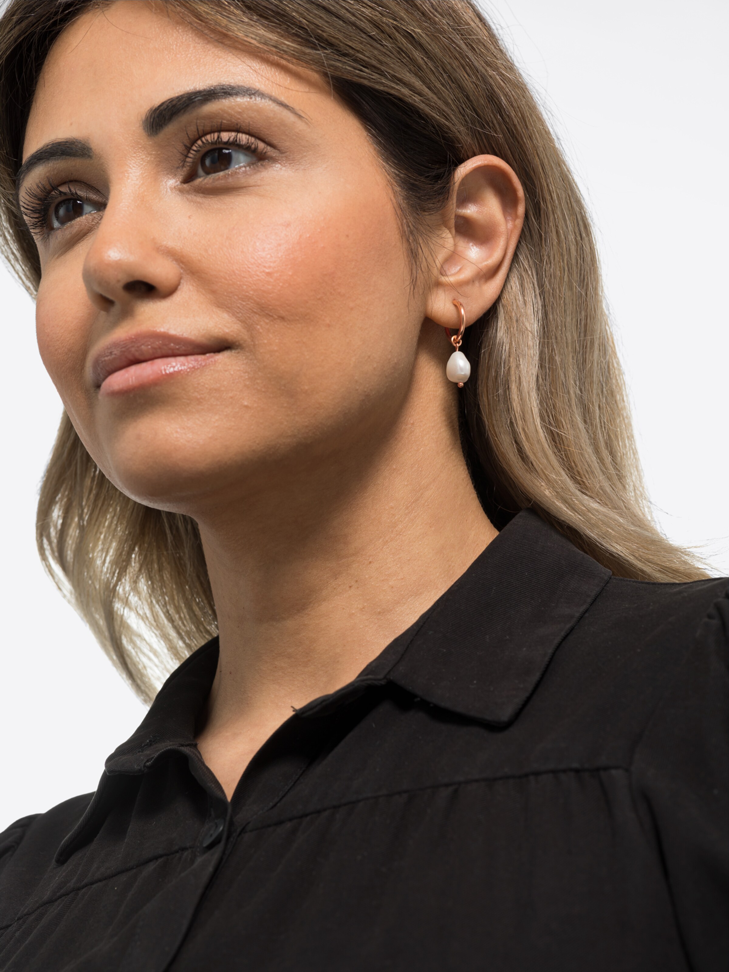 Heideman Earrings 'Pia' in Gold: front