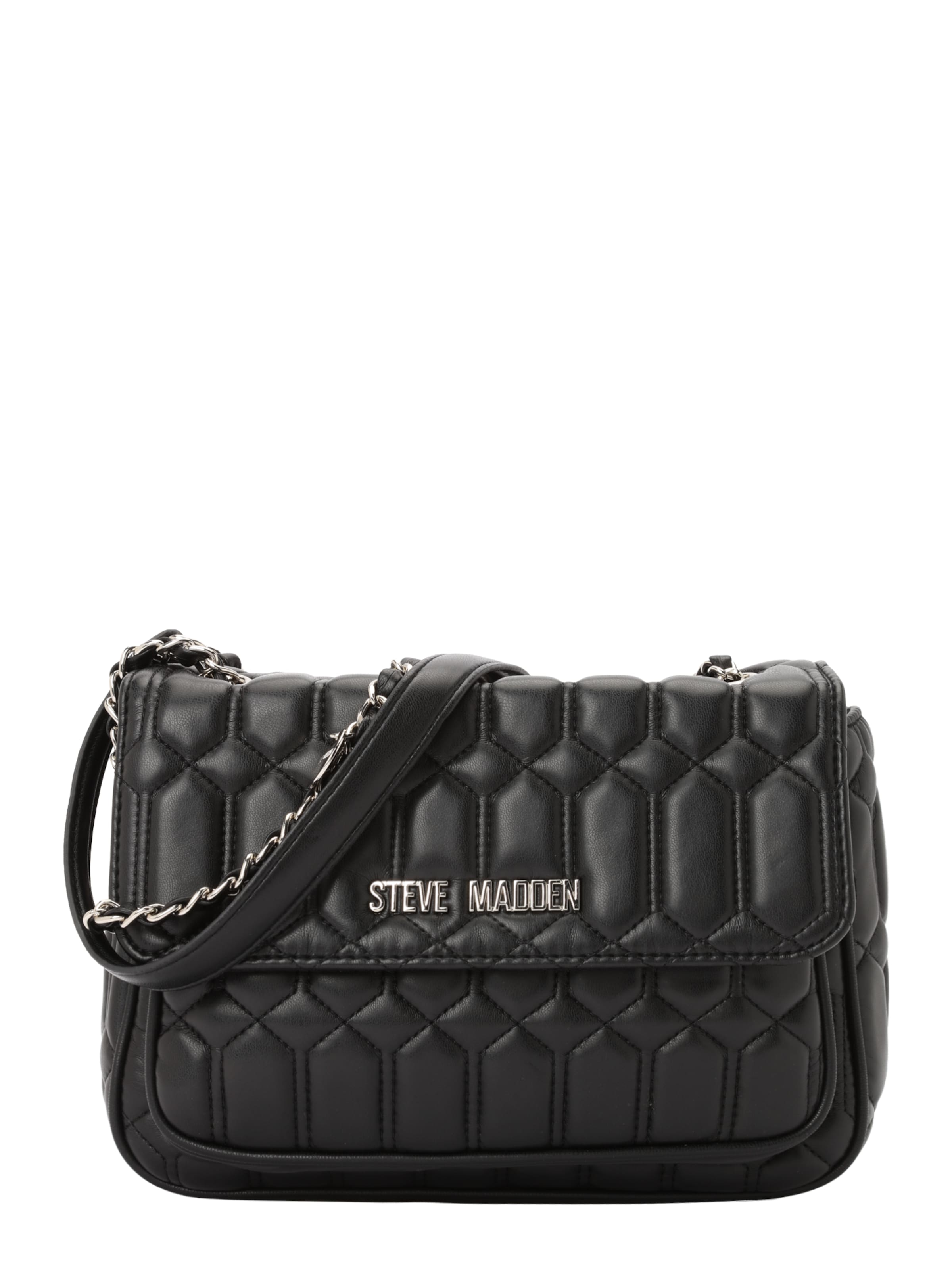 STEVE MADDEN Axelremsväska 'Bniles' i svart: framsida