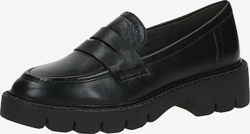 CAPRICE Classic Flats in Black: front