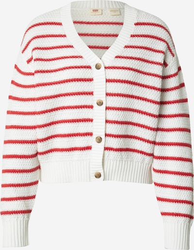 Kardiganas 'Snowflake Cardigan' iš LEVI'S ®, spalva – raudona / balta, Prekių apžvalga