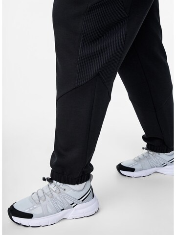 Tapered Pantaloni 'AINE' di Active by Zizzi in nero