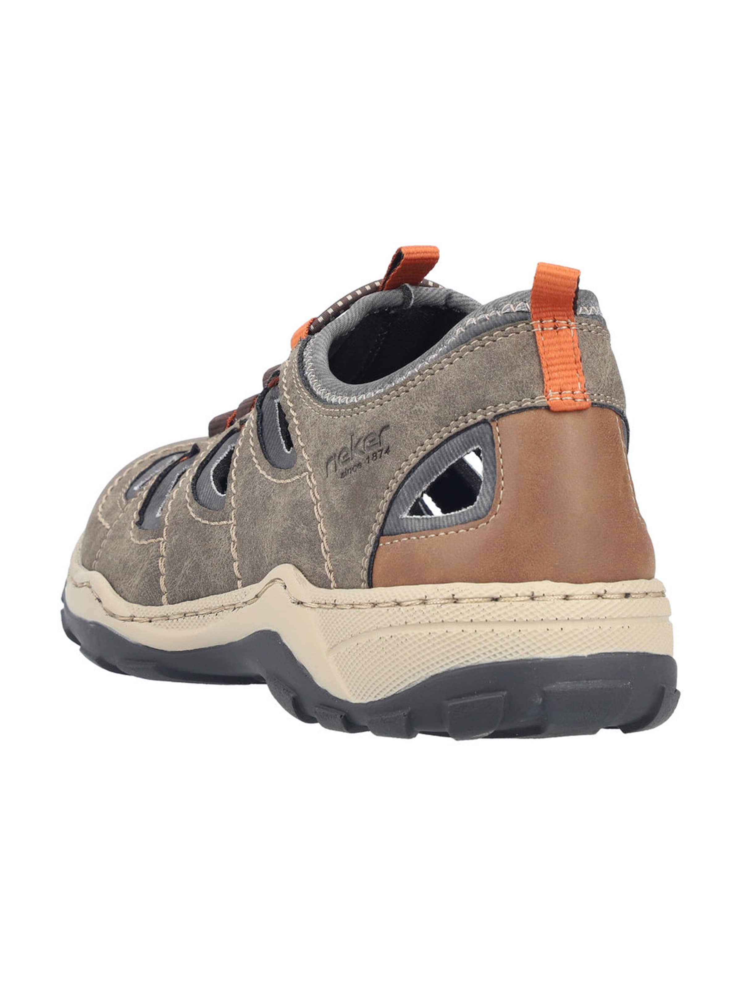 Rieker Slip-ons 'Oilybuk' in Brown