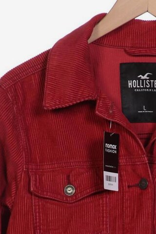 HOLLISTER Jacket & Coat in L in Red