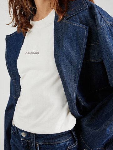regular Maglietta di Calvin Klein Jeans in bianco