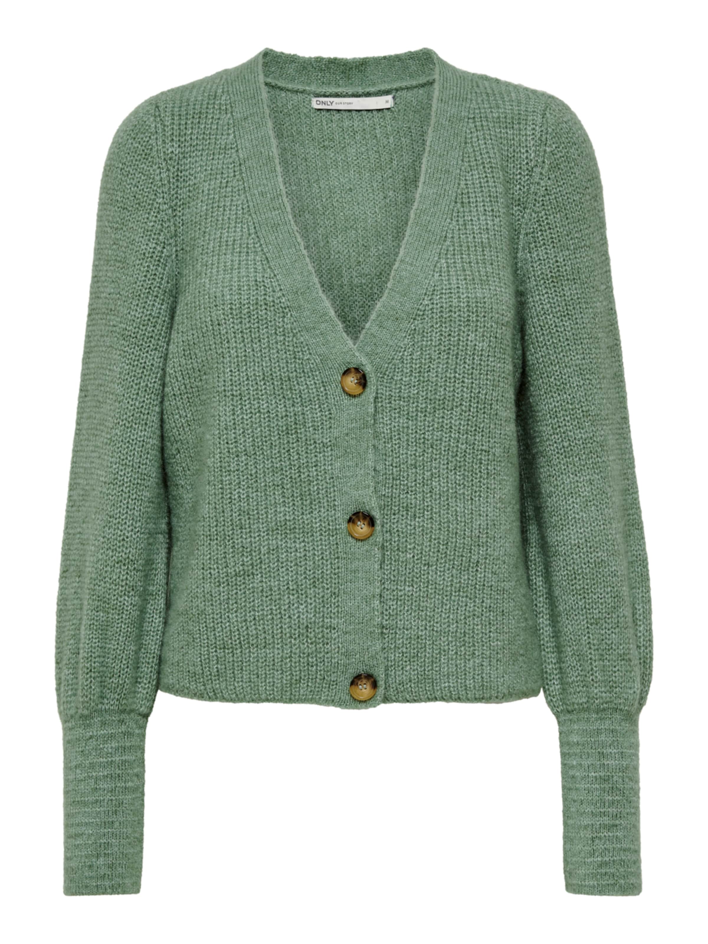 ONLY Kardigán 'Clare' - zöld: elől