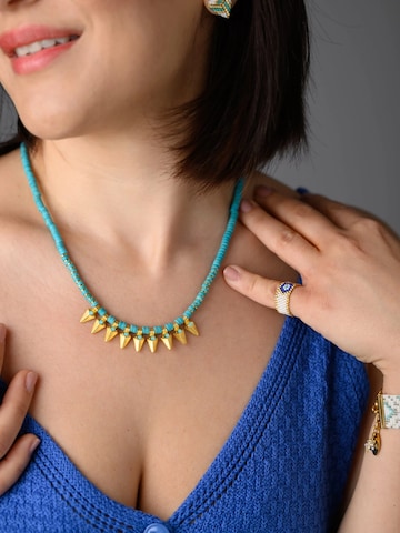 THE GEM STORIES JEWELRY Ketju värissä sininen: etupuoli