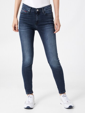 Tommy Jeans Skinny Jeans 'Nora' in Blauw: voorkant