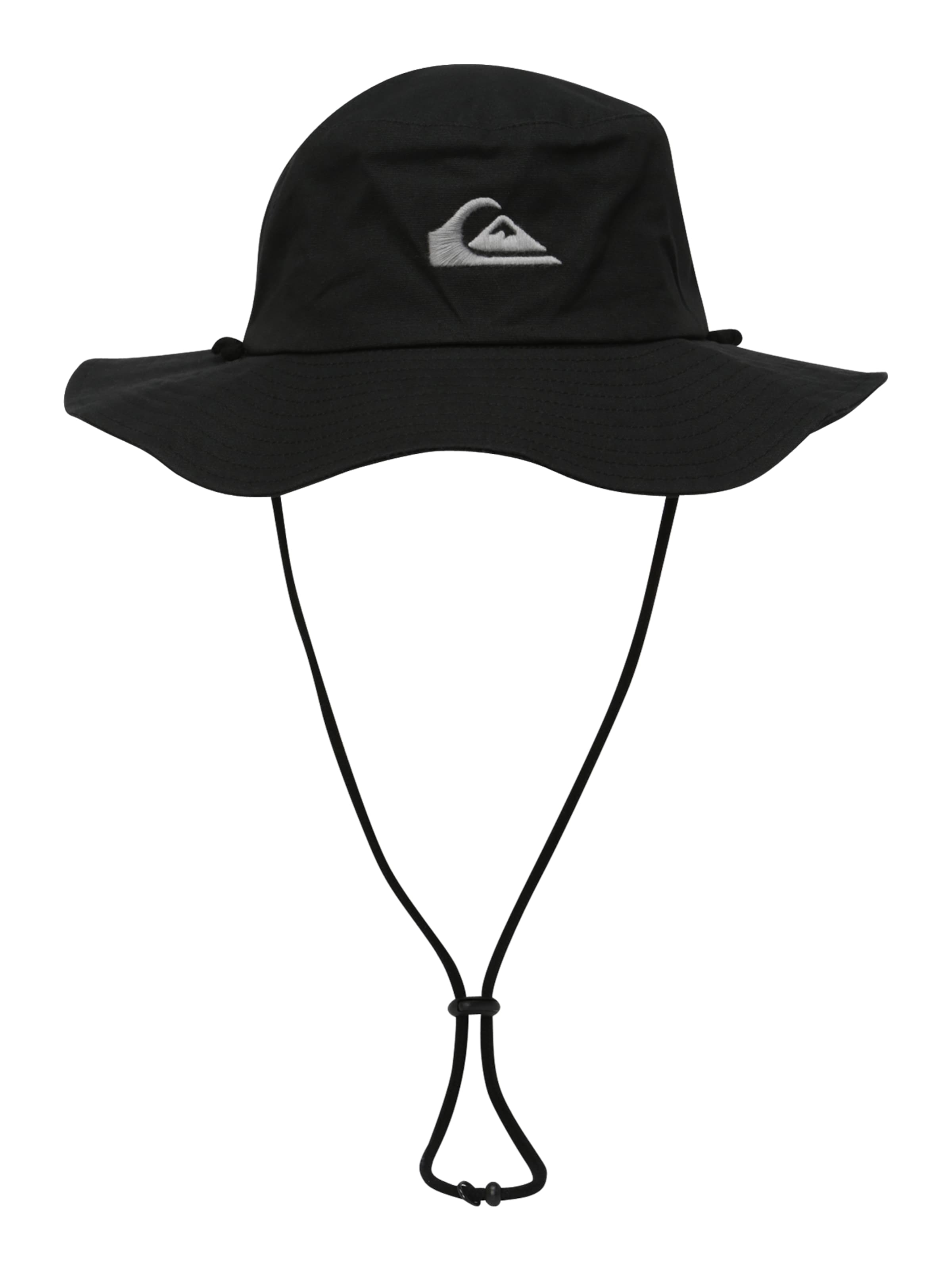 Chapeaux 'Bushmaster' QUIKSILVER en noir : devant