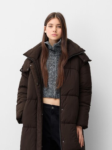 Bershka Vinterkappa i brun