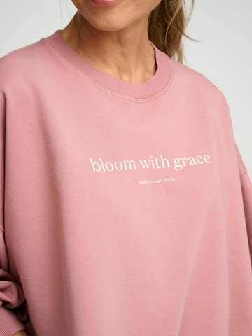 moshi moshi mind Sweatshirt 'Mantra' in Roze