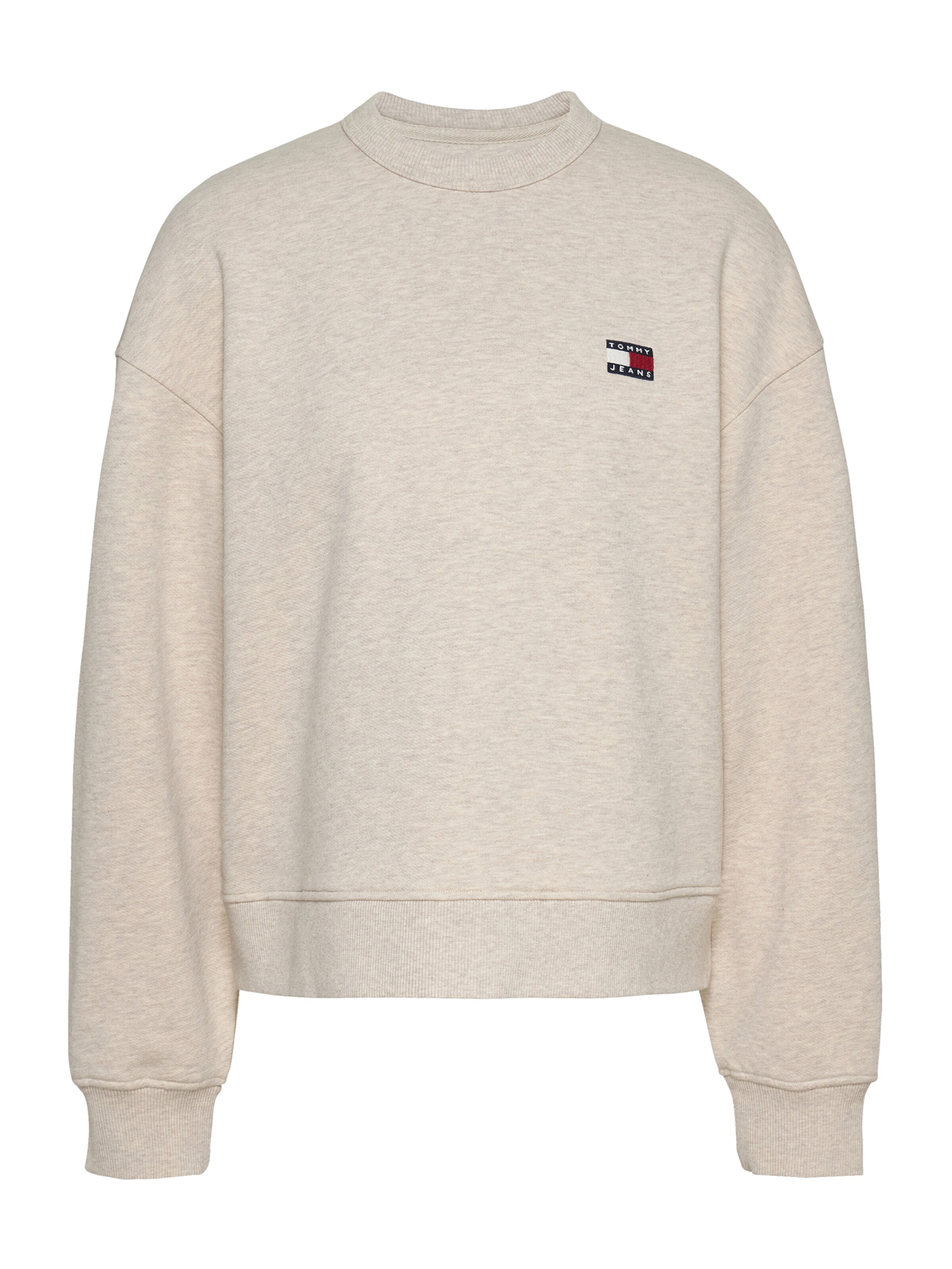 Tommy Jeans Μπλούζα φούτερ σε μπεζ: μπροστά