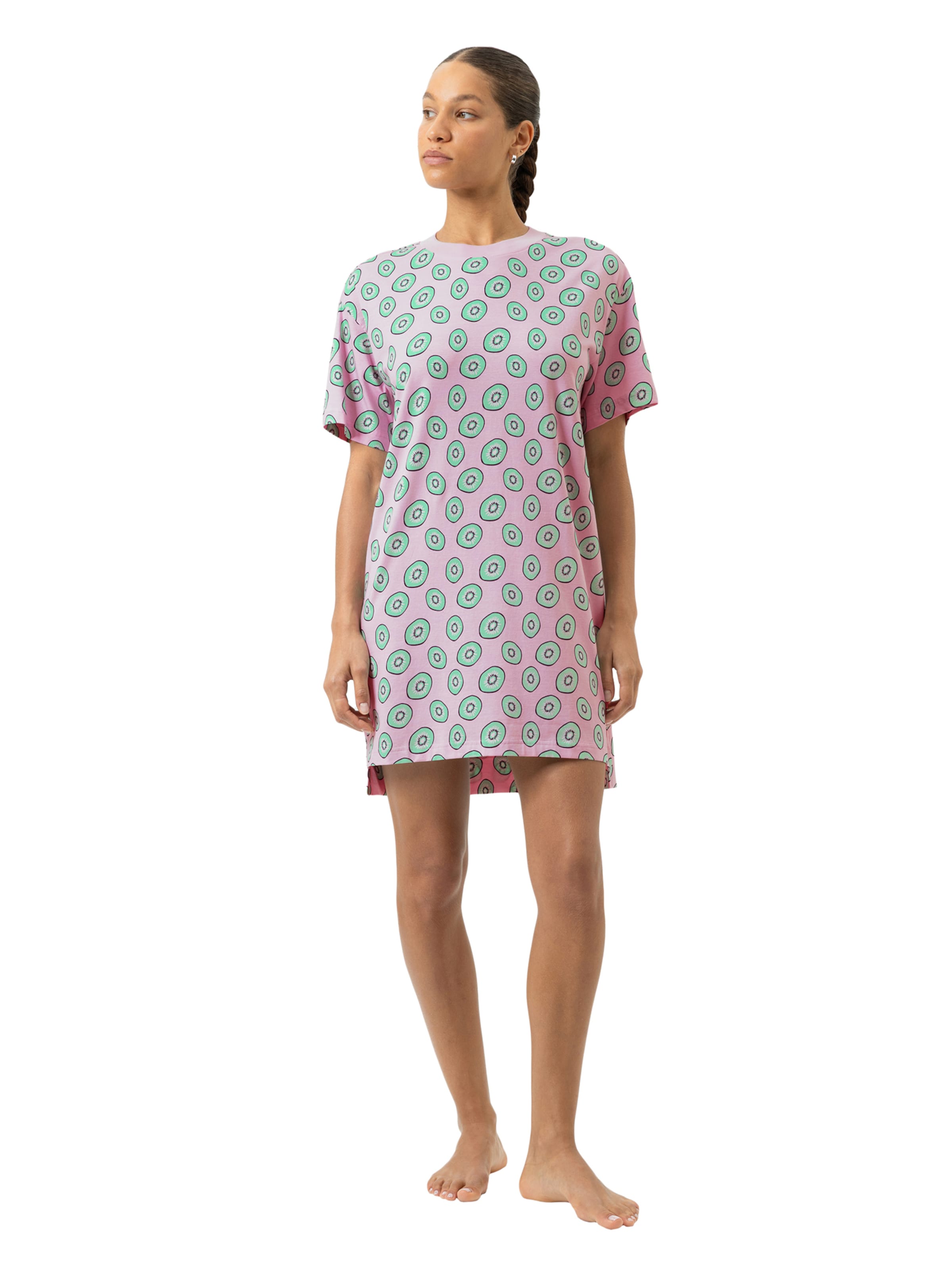 Mey Nachthemd 'Flashy Fruits' in Roze: voorkant