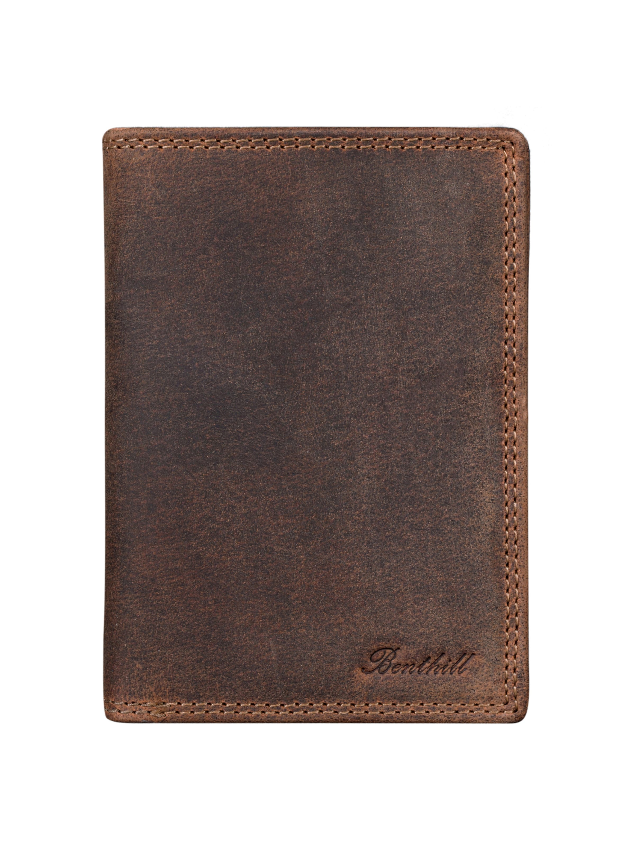Benthill Wallet in Brown: front