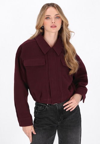 Veste mi-saison DreiMaster Vintage en marron : devant