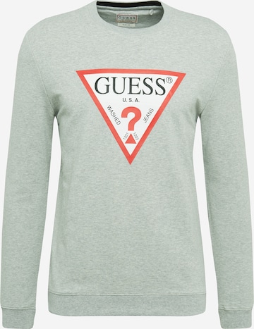 GUESS Sweatshirt 'Audley' in Grey: front