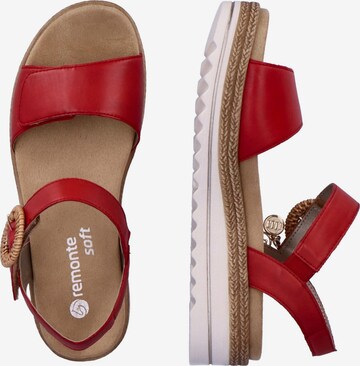 REMONTE Strap Sandals in Red