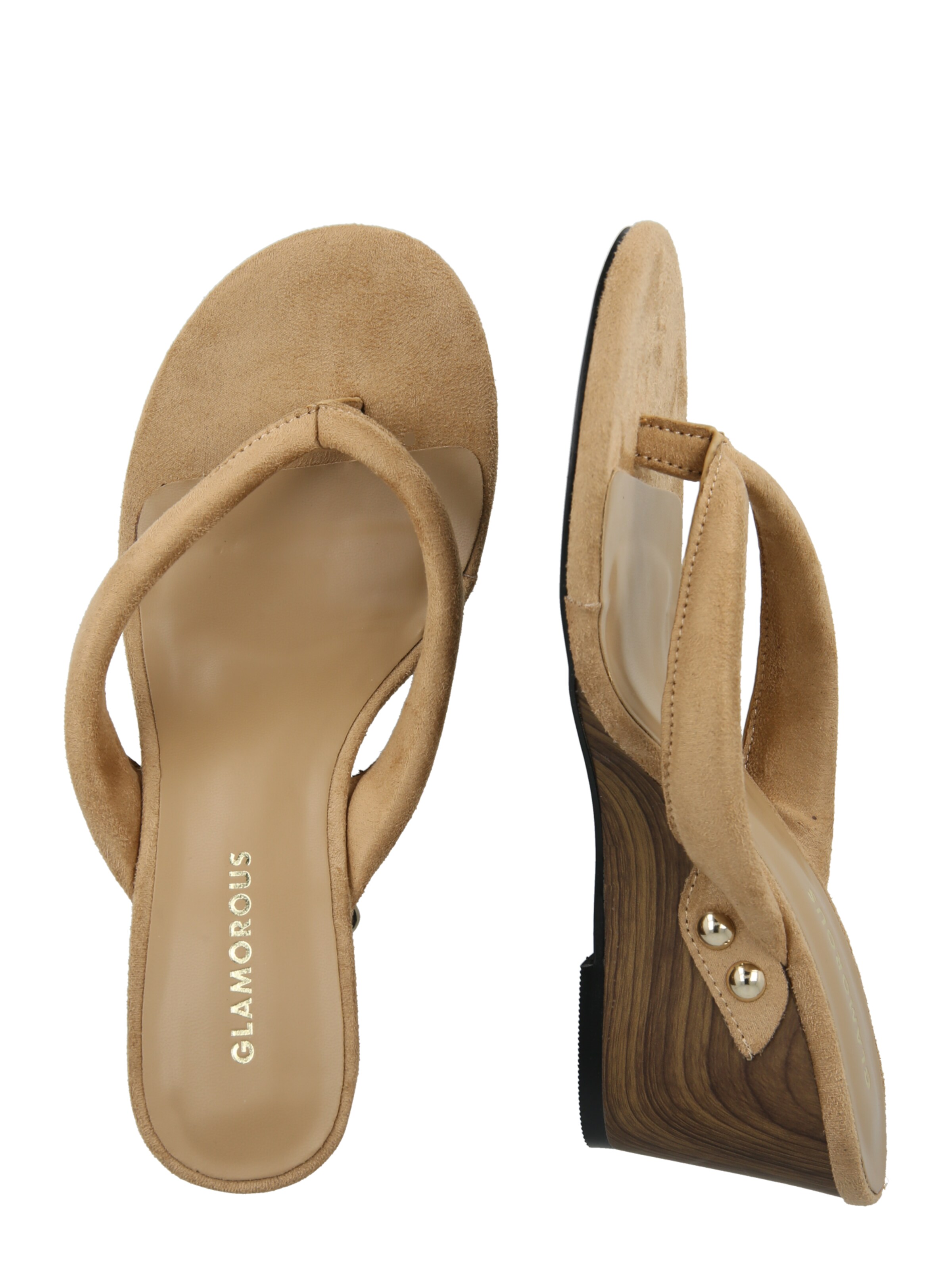 Séparateur d'orteils GLAMOROUS en beige