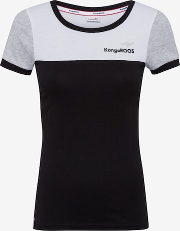 KangaROOS T-Shirt in Schwarz: front
