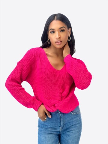 Elara Pullover in Pink: Vorderseite