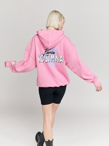 ABOUT YOU x StayKid Sweater 'Kolumna' in Pink