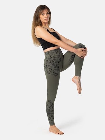 LEAFLETIC - Skinny Leggings 'Leafletic Women’s Long Length Legging' en verde